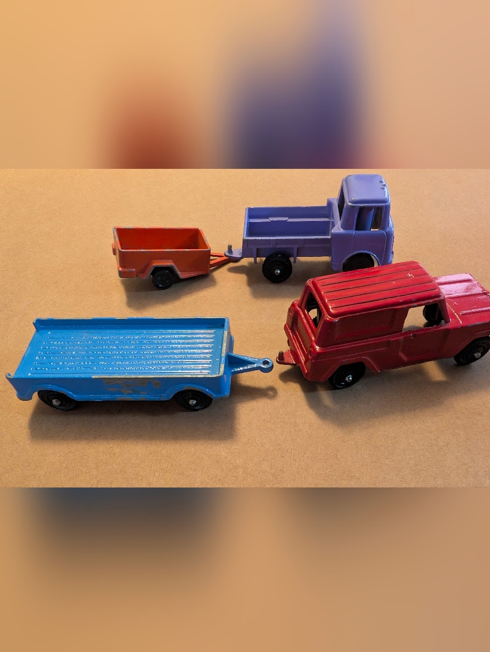 Tootsie Toys 1960 Safari Hunt, Jeep And Uhaul 4 Pieces